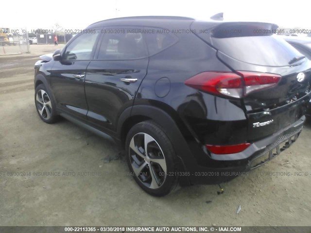 KM8J33A29GU253216 - 2016 HYUNDAI TUCSON LIMITED/SPORT AND ECO/SE BLACK photo 3