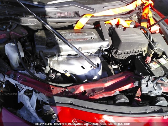 4T1BE46K19U401813 - 2009 TOYOTA CAMRY SE/LE/XLE 红色 照片 10