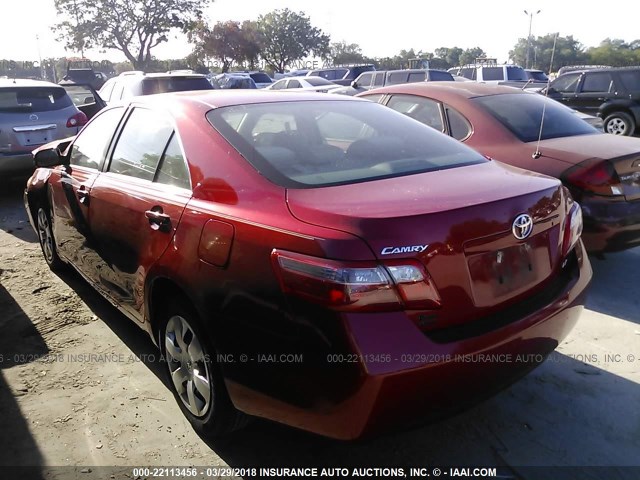 4T1BE46K19U401813 - 2009 TOYOTA CAMRY SE/LE/XLE 红色 照片 3