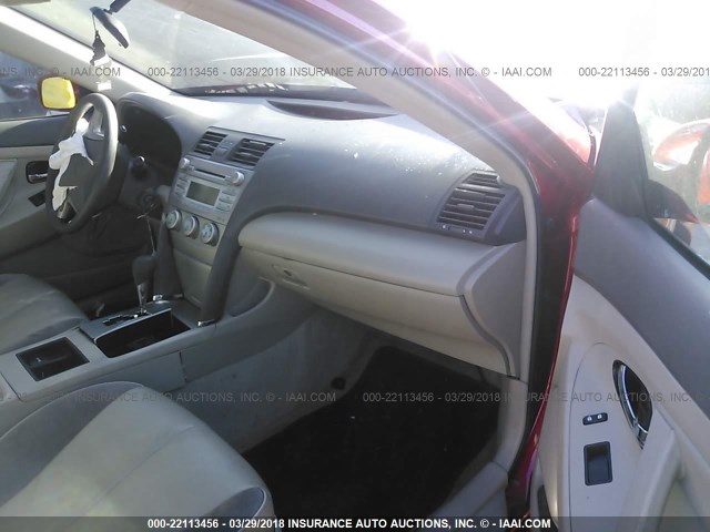 4T1BE46K19U401813 - 2009 TOYOTA CAMRY SE/LE/XLE 红色 照片 5