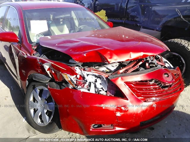 4T1BE46K19U401813 - 2009 TOYOTA CAMRY SE/LE/XLE 红色 照片 6