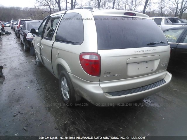 2D4GP44L95R404694 - 2005 DODGE GRAND CARAVAN SXT TAN photo 3