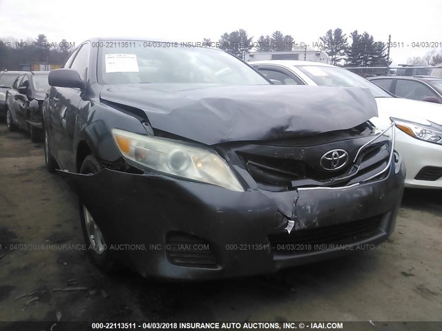 4T4BF3EK1BR126996 - 2011 TOYOTA CAMRY SE/LE/XLE Сұр фото 6