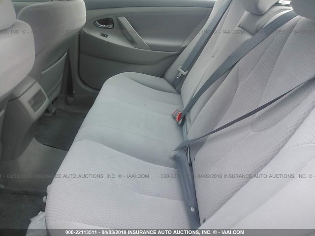 4T4BF3EK1BR126996 - 2011 TOYOTA CAMRY SE/LE/XLE Сұр фото 8