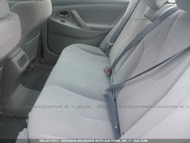 4T4BF3EK1BR126996 - 2011 TOYOTA CAMRY SE/LE/XLE GRAY photo 8