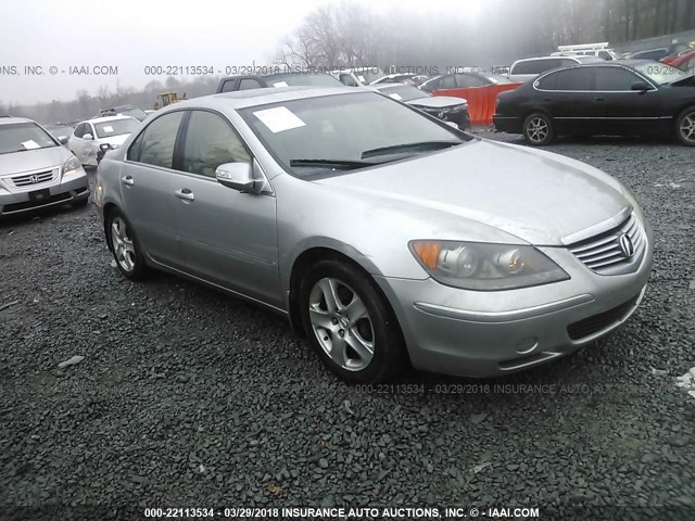 JH4KB166X7C001569 - 2007 ACURA RL SILVER photo 1