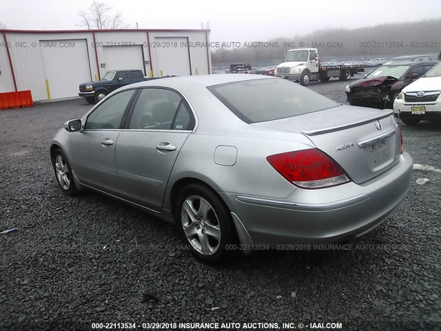 JH4KB166X7C001569 - 2007 ACURA RL ვერცხლისფერი ფოტო 3