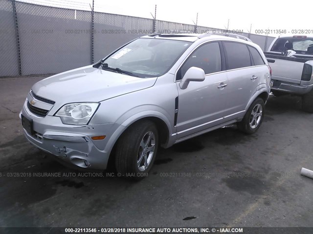 3GNFL4E58CS614165 - 2012 CHEVROLET CAPTIVA SPORT/LTZ SILVER photo 2