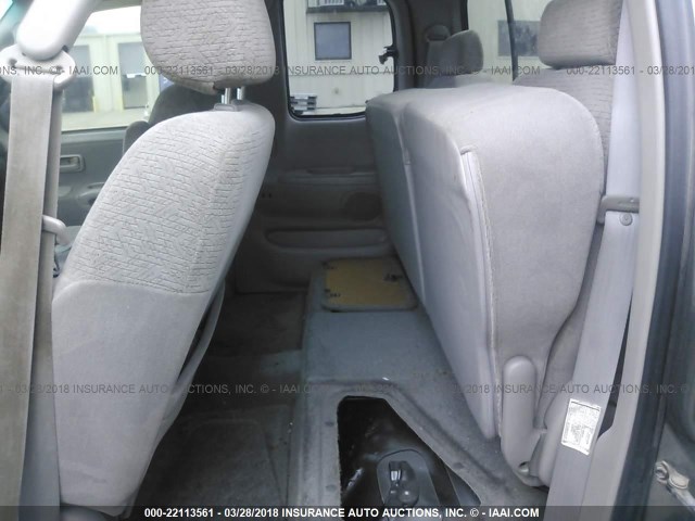 5TBBT48193S403571 - 2003 TOYOTA TUNDRA ACCESS CAB LIMITED GRAY photo 8