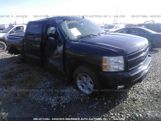 1GCPKSE77CF211174 - 2012 CHEVROLET SILVERADO K1500 LT BLACK photo 1