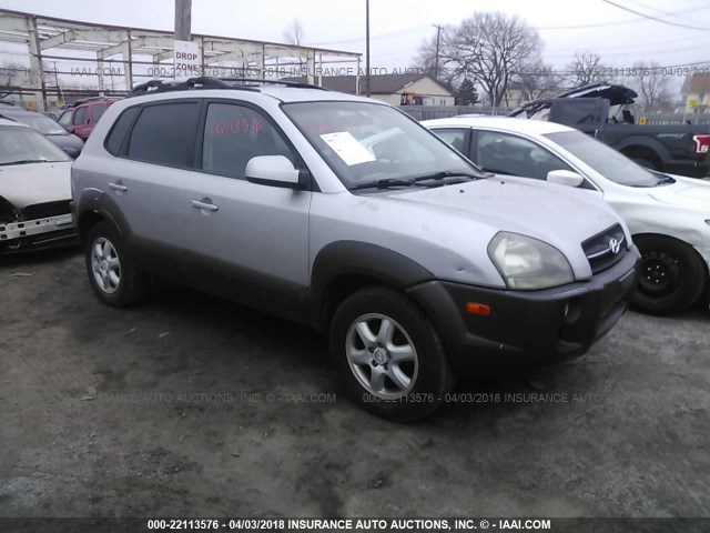 KM8JN12D55U150337 - 2005 HYUNDAI TUCSON GLS/LX SILVER photo 1