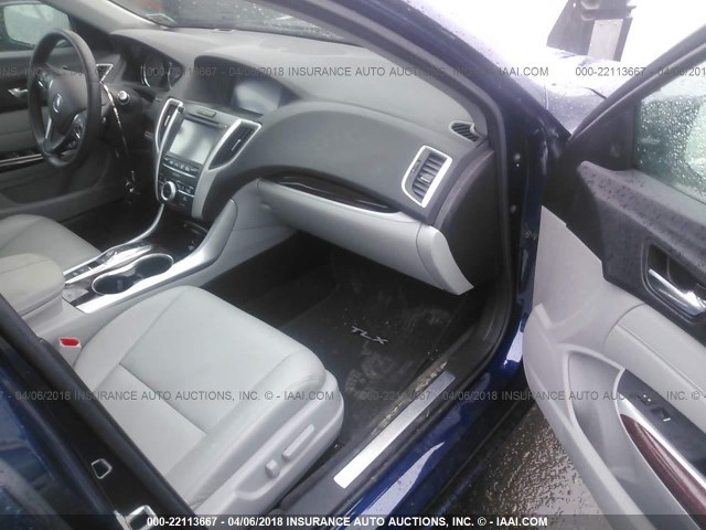 19UUB3F72HA001594 - 2017 ACURA TLX ADVANCE 蓝色 照片 5