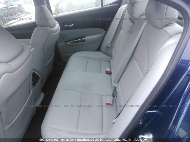 19UUB3F72HA001594 - 2017 ACURA TLX ADVANCE 蓝色 照片 8