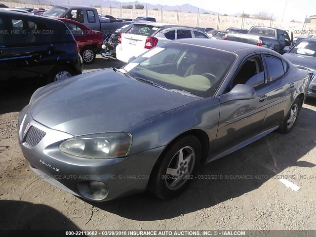 2G2WP522841363744 - 2004 PONTIAC GRAND PRIX GT GRAY photo 2