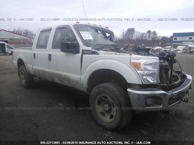 1FT8W3B69DEB68510 - 2013 FORD F350 SUPER DUTY WHITE photo 1