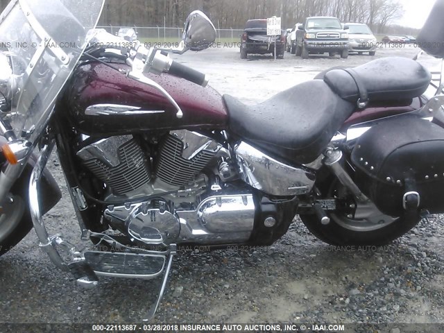 1HFSC52616A308334 - 2006 HONDA VTX1300 R MAROON photo 9