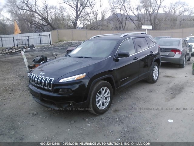 1C4PJMCS0HW631808 - 2017 JEEP CHEROKEE LATITUDE Қара фото 2