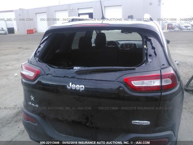 1C4PJMCS0HW631808 - 2017 JEEP CHEROKEE LATITUDE Қара фото 6