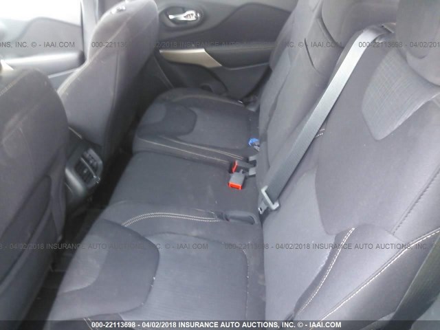 1C4PJMCS0HW631808 - 2017 JEEP CHEROKEE LATITUDE Қара фото 8