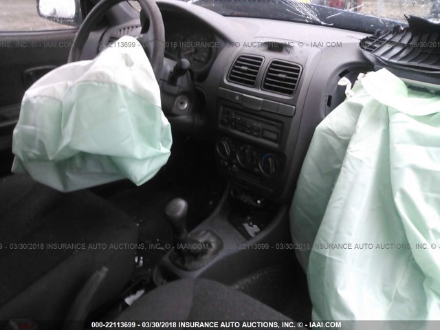 KMHCG45C92U267728 - 2002 HYUNDAI ACCENT GL BLUE photo 5