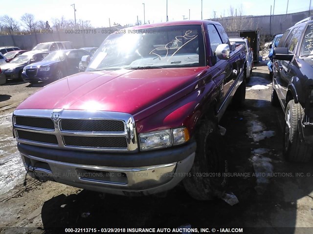 3B7KF23D4VM555653 - 1997 DODGE RAM 2500 RED photo 2