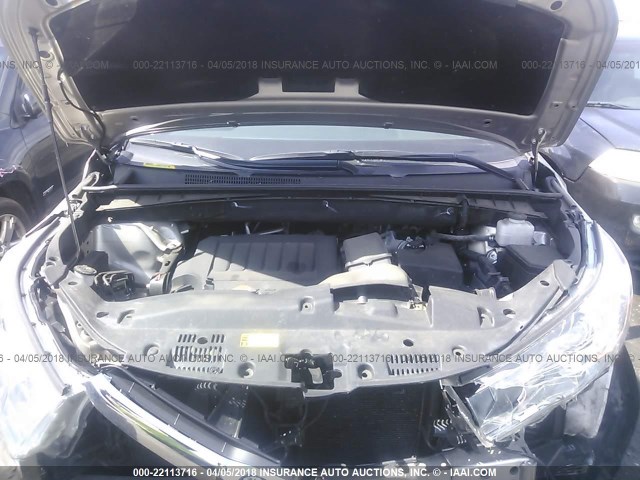 5TDJKRFH7GS299560 - 2016 TOYOTA HIGHLANDER XLE 金色 照片 10