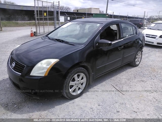 3N1AB61E58L655994 - 2008 NISSAN SENTRA 2.0/2.0S/2.0SL BLACK photo 2