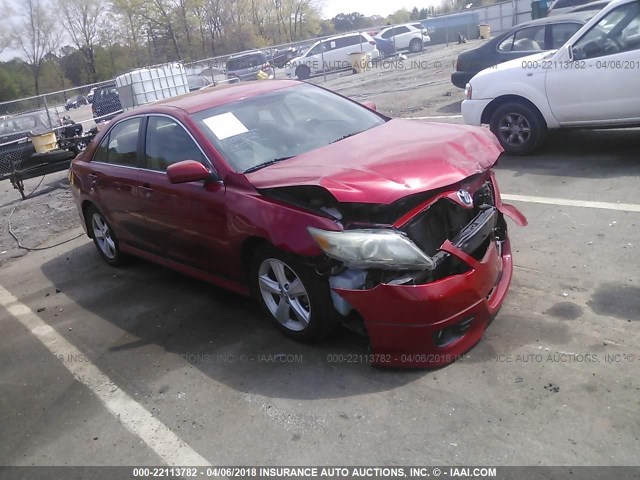 4T1BF3EK1AU113643 - 2010 TOYOTA CAMRY SE/LE/XLE 红色 照片 1