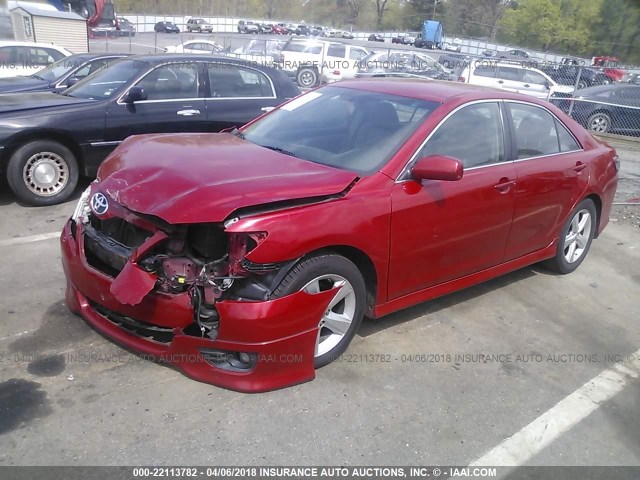 4T1BF3EK1AU113643 - 2010 TOYOTA CAMRY SE/LE/XLE 红色 照片 2