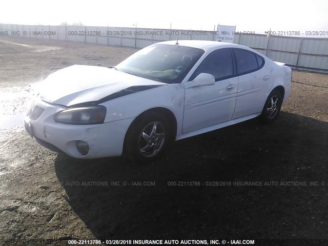 2G2WS522341336823 - 2004 PONTIAC GRAND PRIX GT2 თეთრი ფოტო 2