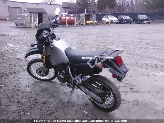 JKAKLEA137DA34986 - 2007 KAWASAKI KL650 A GRAY photo 3