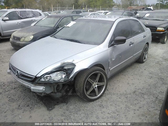 1HGCM56117A173384 - 2007 HONDA ACCORD VALUE SILVER photo 2