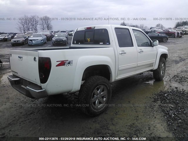 1GCJTDDEXA8146997 - 2010 CHEVROLET COLORADO LT WHITE photo 4