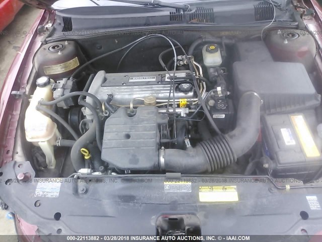 1G2NF52F82C248165 - 2002 PONTIAC GRAND AM SE1 BURGUNDY photo 10