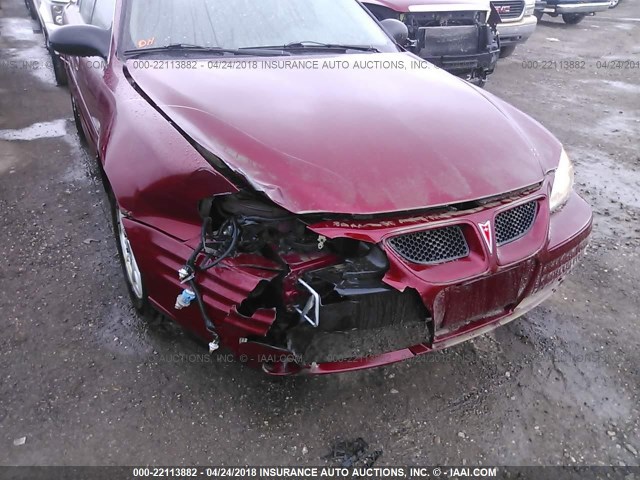 1G2NF52F82C248165 - 2002 PONTIAC GRAND AM SE1 BURGUNDY photo 6