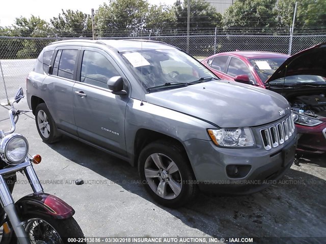 1C4NJDEB3CD537897 - 2012 JEEP COMPASS LATITUDE 银色 照片 1