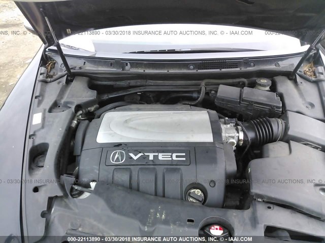 JH4KB16516C006648 - 2006 ACURA RL შავი ფოტო 10