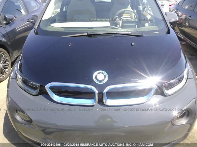 WBY1Z2C58EV286010 - 2014 BMW I3 BEV GRAY photo 10