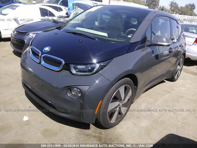 WBY1Z2C58EV286010 - 2014 BMW I3 BEV GRAY photo 2