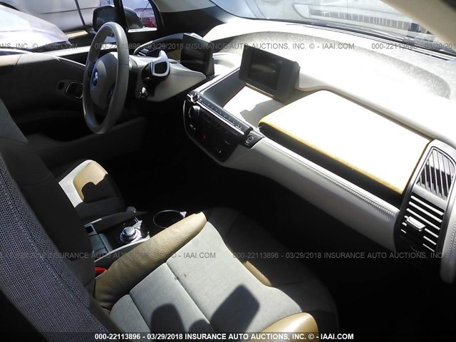 WBY1Z2C58EV286010 - 2014 BMW I3 BEV GRAY photo 5