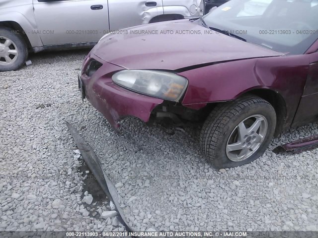 2G2WP522151205795 - 2005 PONTIAC GRAND PRIX Tünd qırmızı foto 6