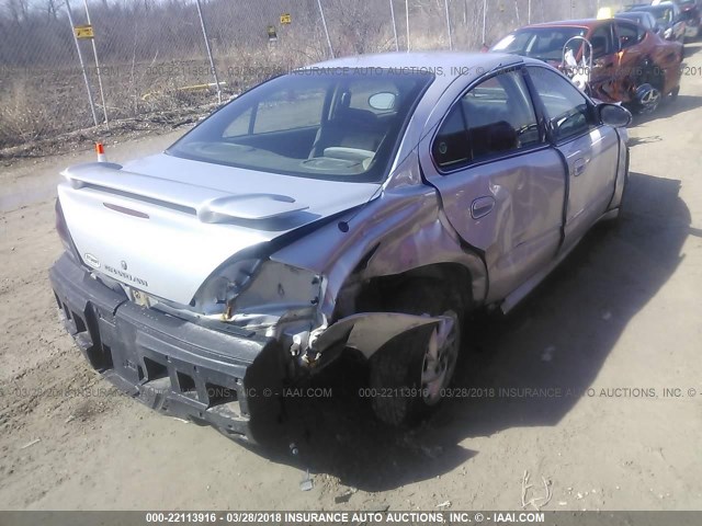 1G2NF52E14M586947 - 2004 PONTIAC GRAND AM SE1 SILVER photo 4