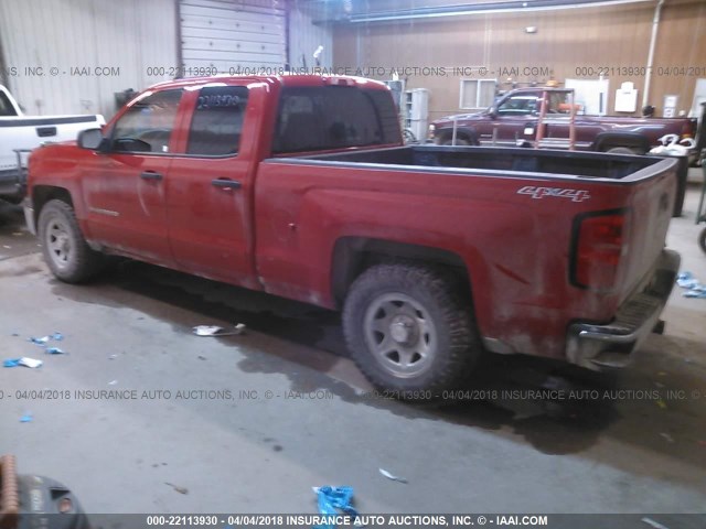 1GCVKPEC2EZ100485 - 2014 CHEVROLET SILVERADO K1500 RED photo 3