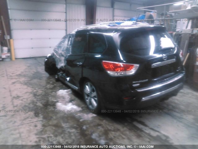 5N1AR2MM1GC625143 - 2016 NISSAN PATHFINDER S/SV/SL/PLATINUM 黑色 照片 3