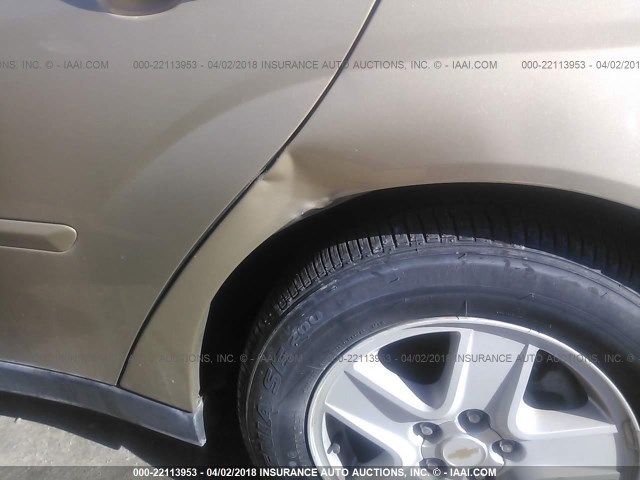 1G1ZT54815F206632 - 2005 CHEVROLET MALIBU LS GOLD photo 6