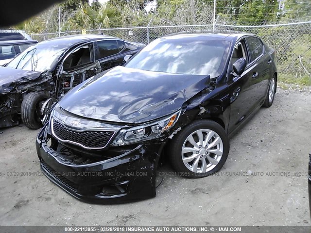 5XXGN4A72FG361238 - 2015 KIA OPTIMA EX BLACK photo 6