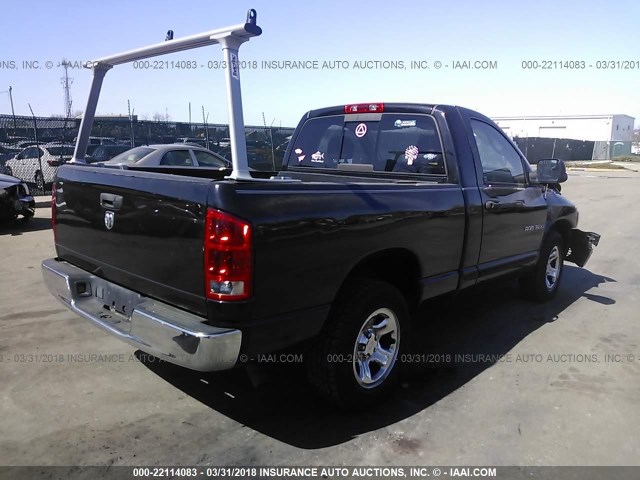 1D7HA16KX5J510362 - 2005 DODGE RAM 1500 ST BLACK photo 4