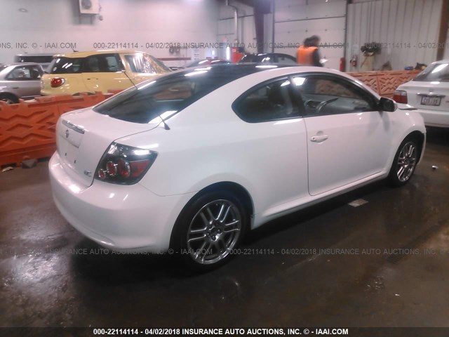 JTKDE167790291647 - 2009 TOYOTA SCION TC WHITE photo 4