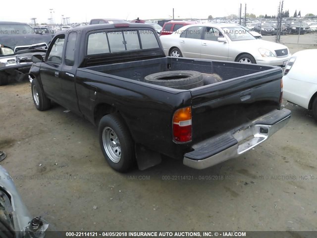 4TAVL52N1WZ004156 - 1998 TOYOTA TACOMA XTRACAB BLACK photo 3