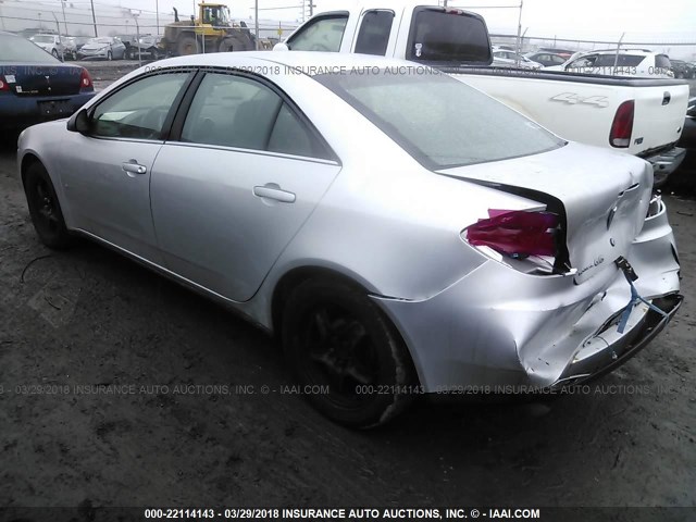 1G2ZG57B094182610 - 2009 PONTIAC G6 SILVER photo 3